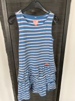 Mädchen Trägerkleid Sommer Kleid Hängerchen Gr. 128 weiß blau Nordrhein-Westfalen - Gummersbach Vorschau