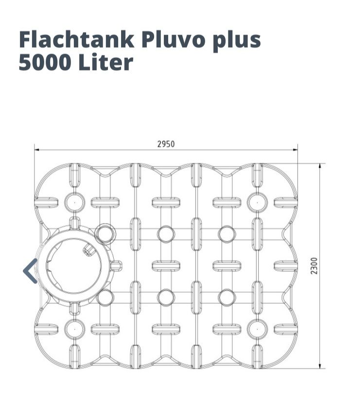 Flachtank 5000 Liter NEU, Wassertank, Zisterne, Erdtank, Wasserzi in Nossen