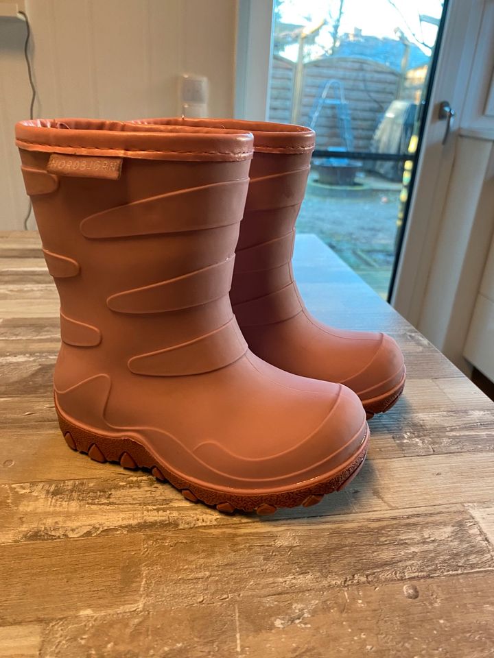 Nordbjörn Winter Gummistiefel gefüttert rosa 25 in Hatten