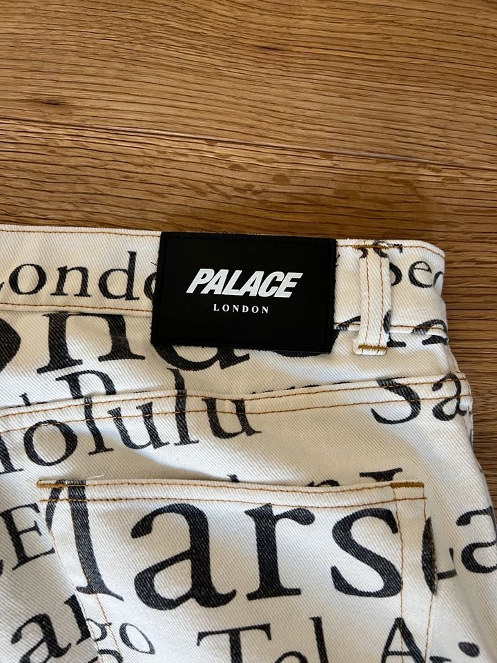 Palace Jeans Hose Designer gr. 34 Herren weiß in Ludwigsburg