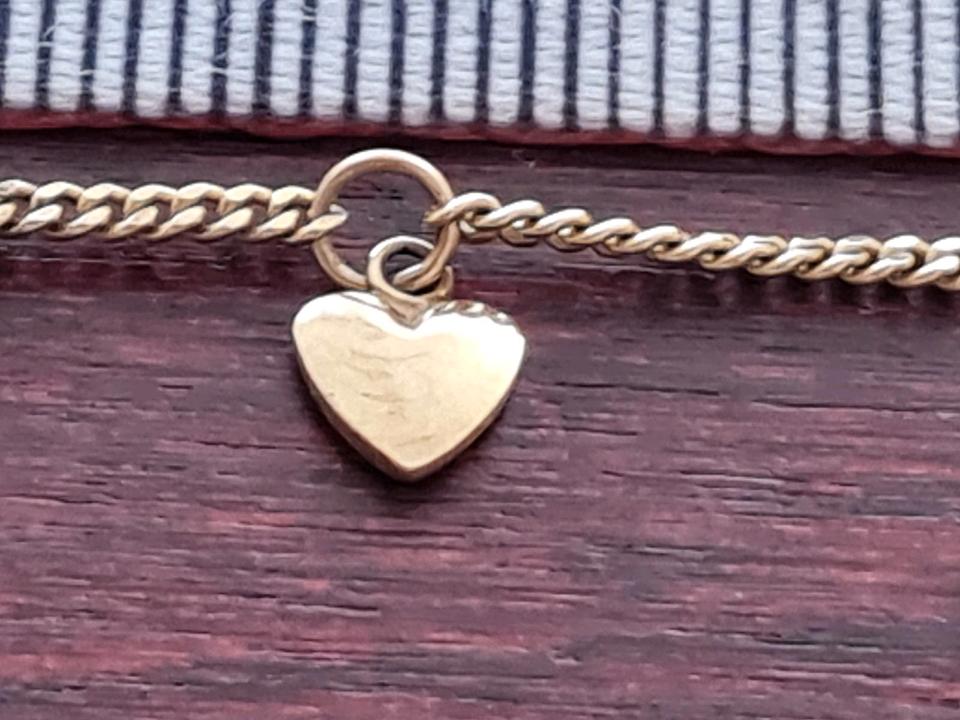 333 Gold FBM Friedrich Binder Kinderarmb.Herz Namenplatte Armband in Hagen