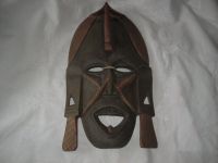 Afrikanische Holzmaske Maske Kunst Kultur Afrika Rheinland-Pfalz - Birkenheide Vorschau