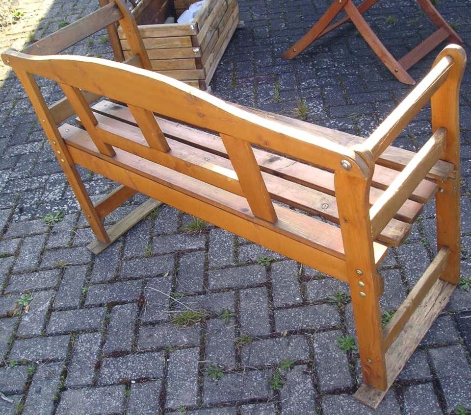 Gartenbänke Gartenmöbel Tisch Pflanzenhalter Pergola Massiv Holz✅ in Frielendorf