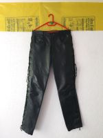 Linus W33 M Schnür-Lederhose Schnür-Jeans schwarz (Damen 38 40 L) Baden-Württemberg - Nattheim Vorschau