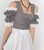 Dirndl Kleid mit Schürze, schwarz-weiß -kariert, Gr. XS / 34 Baden-Württemberg - Reutlingen Vorschau