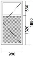 Nebeneingangstür anthrazit 98 x 198 DIN rechts nach außen öffnend 2-fach Glas | umlaufend stahlverstärkt 24 mm Füllung AV21 Brandenburg - Perleberg Vorschau