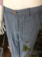 Sommer Hose Gr.38 von H&M blau gestreift dünner Stoff Bayern - Fuchstal Vorschau