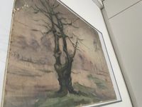 altes Aquarell 1936 signiert Decker Kunst Bild Gemälde Rostock - Stadtmitte Vorschau