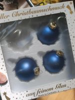 3 blaue christbaumkugeln Baden-Württemberg - Hüttlingen Vorschau