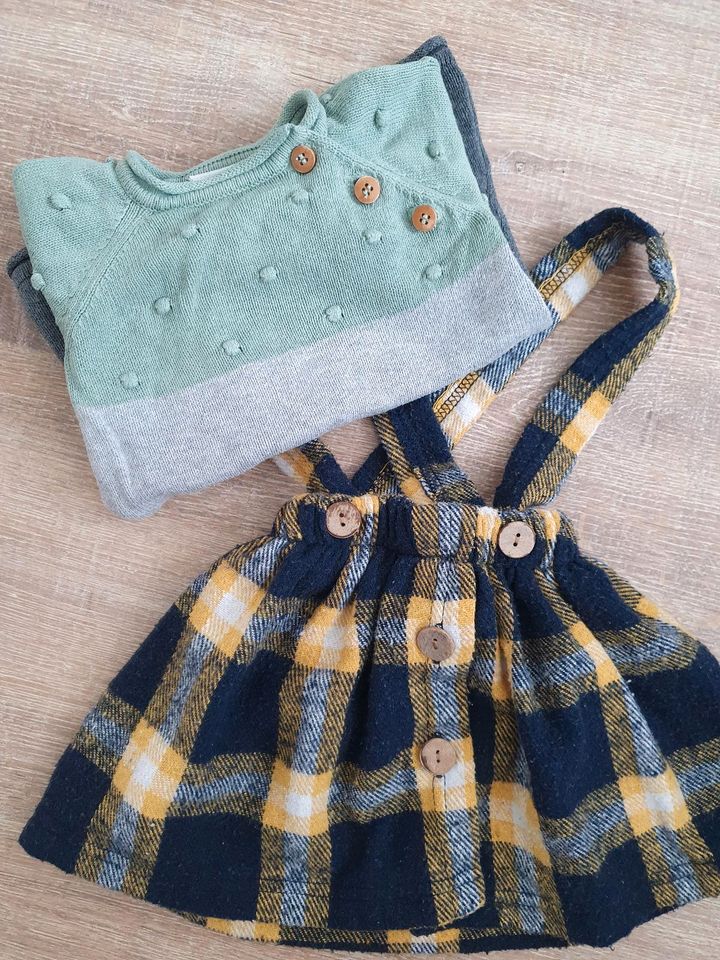 2x Baby strick Kleider Mädchen Kinder Kleid Gr. 62 in Leinfelden-Echterdingen