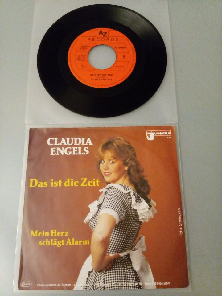 Claudia Engels ‎Single – Das Ist Die Zeit ‎– Deutschland 1986 in Köln