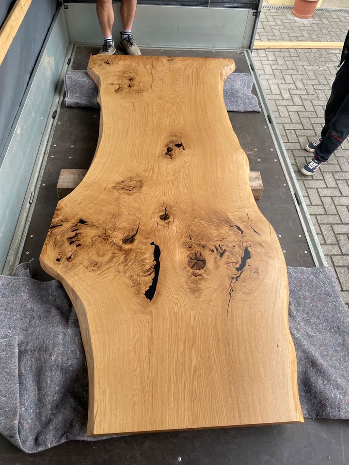 Nussbaum XXL Bohle Monolith Eiche Unikate Holz ☘️❤️ Groß in Pottenstein