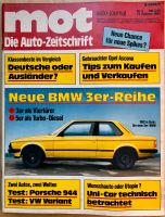 MOT die Auto-Zeitschrift 4/1982 Porsche 944 Opel Ascona BMW 3er Essen - Essen-Frintrop Vorschau