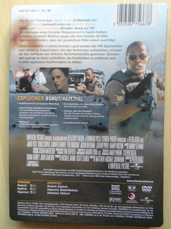 Operation: Kingdom # Steelbox DVD # (Jamie Foxx) in Ludwigshafen