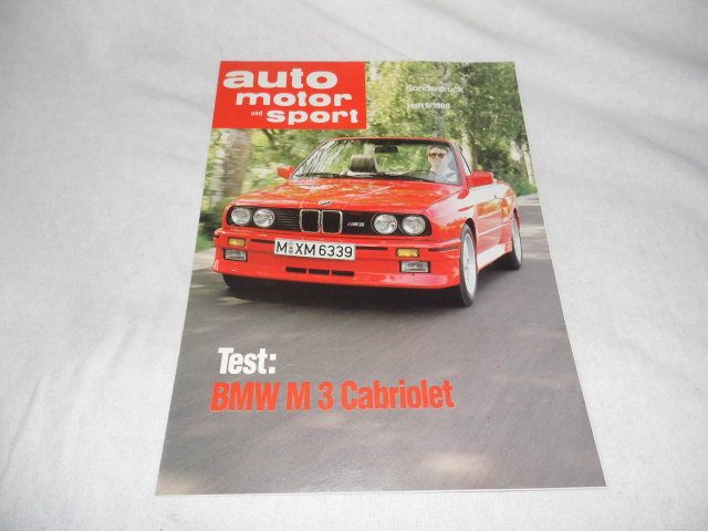 BMW M3 e30 Cabrio 215 PS in Tauberbischofsheim