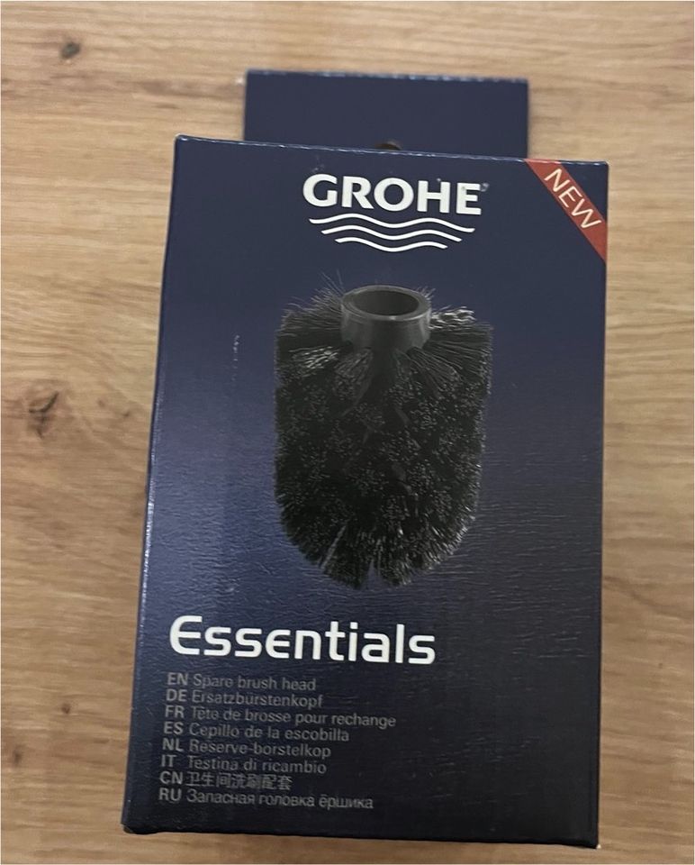 Grohe Ersatzbürstenkopf schwarz NEU in Niederkassel