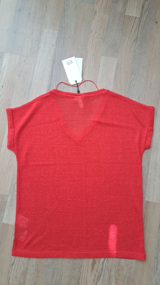 s.Oliver Pullover Kurzarm Pollunder NEU + T-Shirt Vera Moden rot in Wentorf