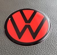 NEUE ALU ROT VW LOGO 3D 45 50 55 60 65 70 75 90 mm Aufkleber Berlin - Mitte Vorschau