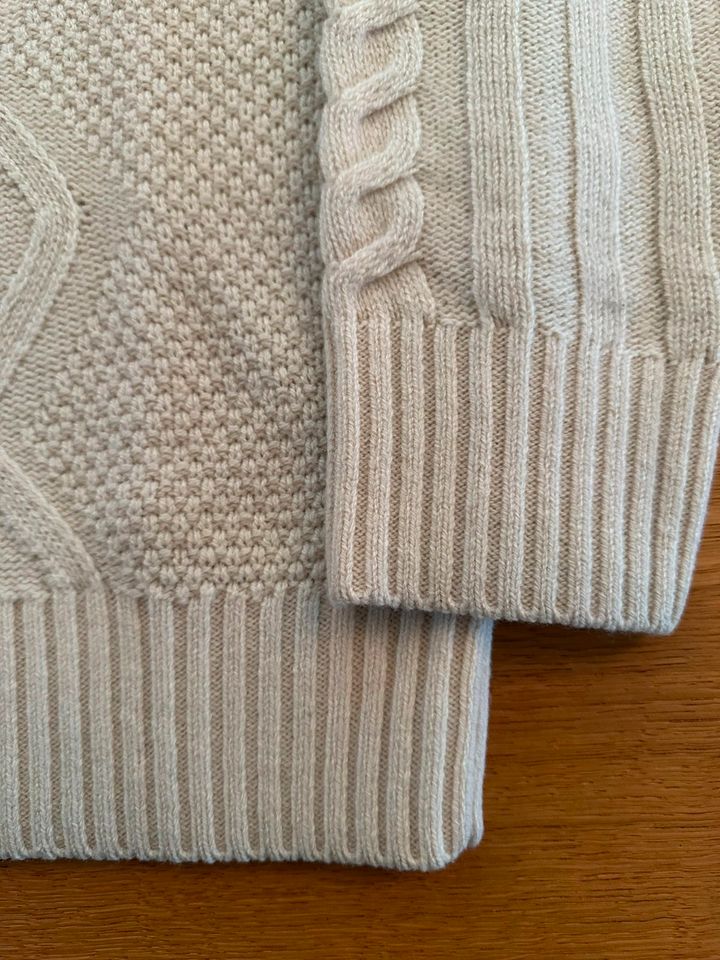 CAMP DAVID Pullover Merino Wolle, Knopfleiste beige-creme XXL NEU in Nürnberg (Mittelfr)