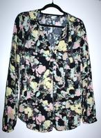 QS s.Oliver Bluse Bunt Gr.44 Langarm Shirt Abstrakt Farbkleckse L Dortmund - Innenstadt-West Vorschau