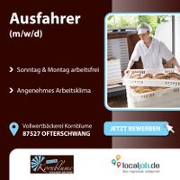 Ausfahrer (m/w/d) in Ofterschwang bei der Vollwert-Bäckerei Kornblume gesucht | www.localjob.de # traditionell team unterwegs Bayern - Sonthofen Vorschau