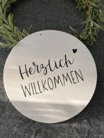 Dekoboard Herzlich willkommen Deko Flur Kranz Nordrhein-Westfalen - Lage Vorschau