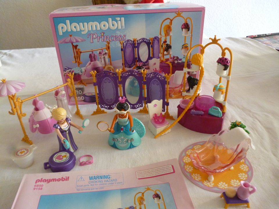 Playmobil 6850 Prinzessin Ankleidezimmer komplett in Haan