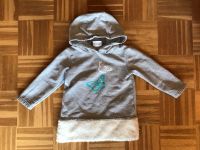 Kapuzenpulli Pullover grau Schmetterling - Größe 104 - Topolino Bergedorf - Hamburg Lohbrügge Vorschau