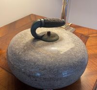 Antiker Curling Stein, DM ca. 27 cm, 20 cm hoch inkl. Griff Wandsbek - Hamburg Sasel Vorschau