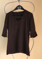 S`Oliver T-Shirt mit 3/4 Arm Gr. M braun bestickt Hessen - Trendelburg Vorschau