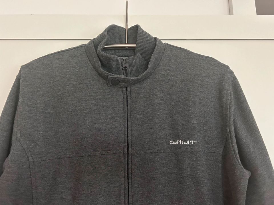 Carhartt Blouson Strickjacke Weste Übergang L uni grau neuwertig in Köln