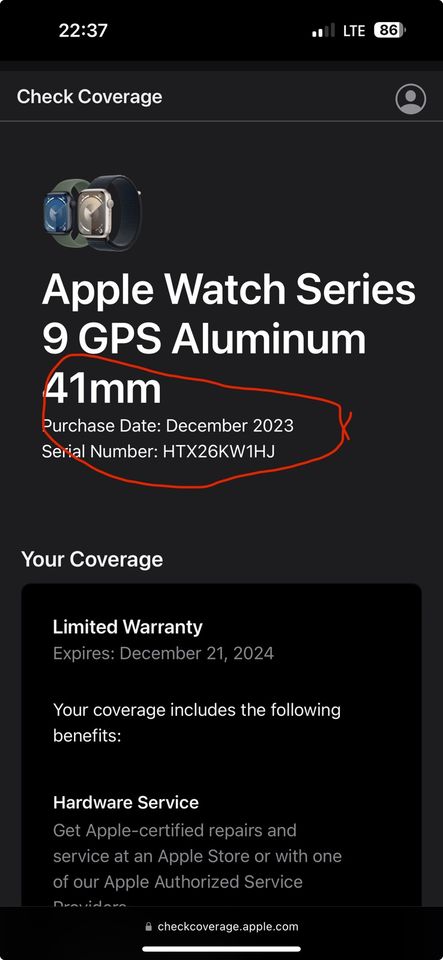 Original Apple Watch S9 41mm, wie neu, China Version in Wolfsburg