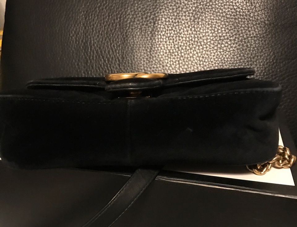 Gucci Marmont Mini GG Samt Tasche in München