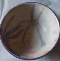 Handgebrannte Keramik Obst Schale m.Palmenmuster Berlin - Hellersdorf Vorschau