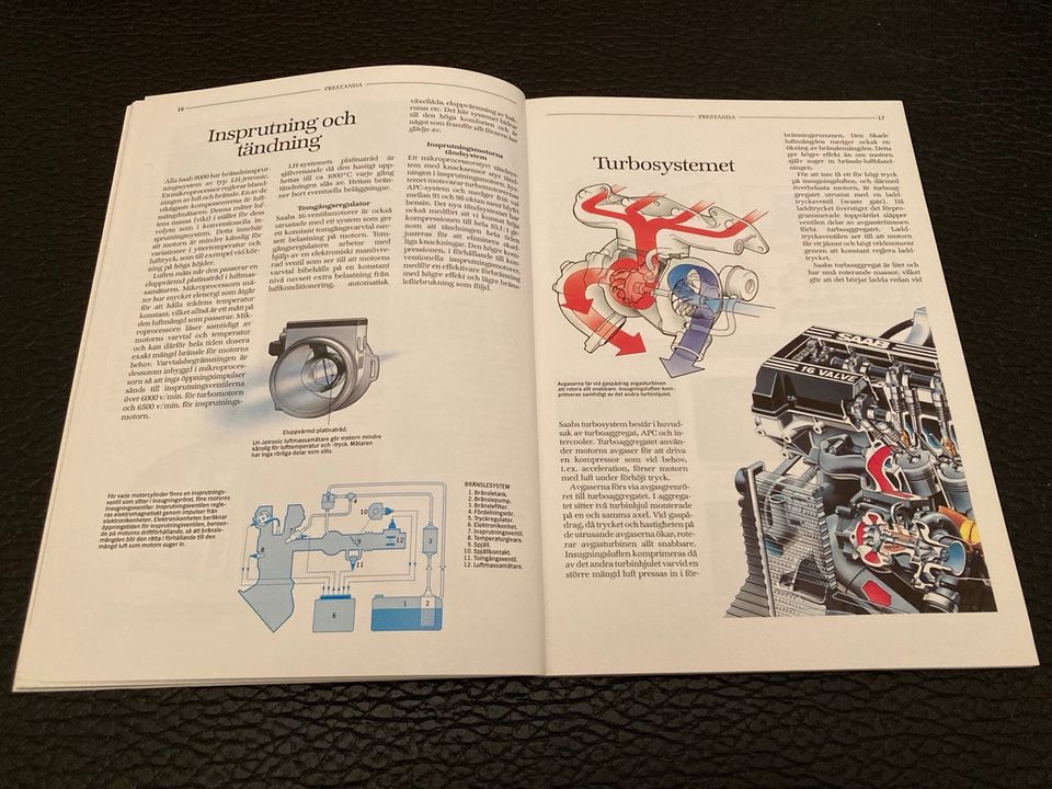 Original schwedisches Buch (1988) "Saab 9000 Form & Funktion" in Köln