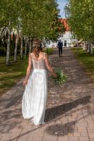 Brautkleid/Ballkleid ivory Größe 34/36 Thüringen - Bad Langensalza Vorschau