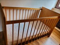 Babybett / Gitterbett Massivholz mit Matratze Baden-Württemberg - Adelberg Vorschau