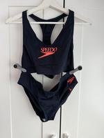 Speedo Gr 40 Bikini / Sport Marine Blau / Neon ungetragen Baden-Württemberg - Burladingen Vorschau