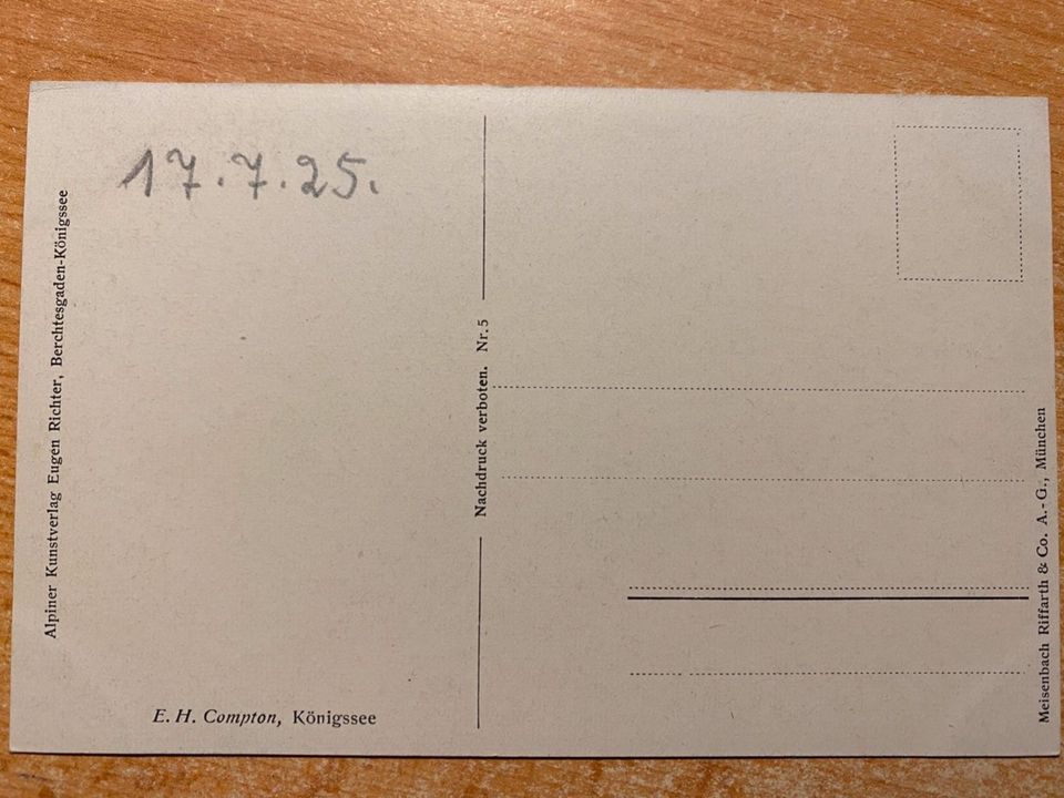 Sammlung alter Postkarten Salzburg, Königssee, Berchtesgaden in Wünschendorf
