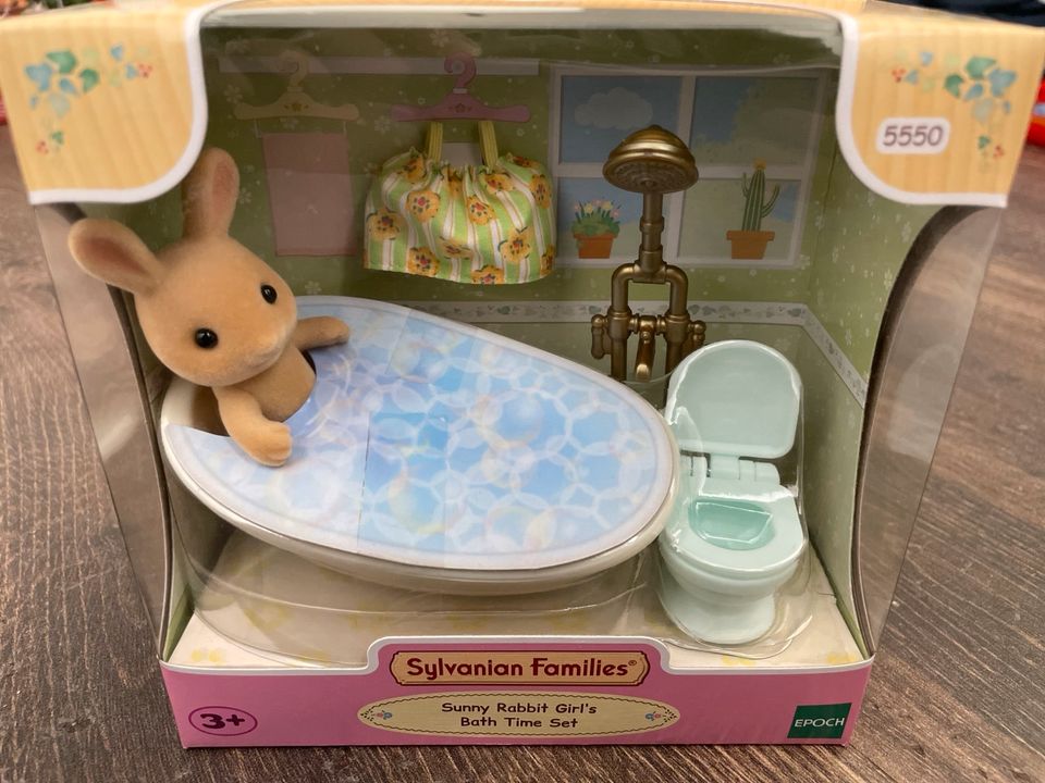 Sylvanian Families Sonnenhase mit Badewanne und WC NEU&OVP 5550 in Aumühle bei Hamburg