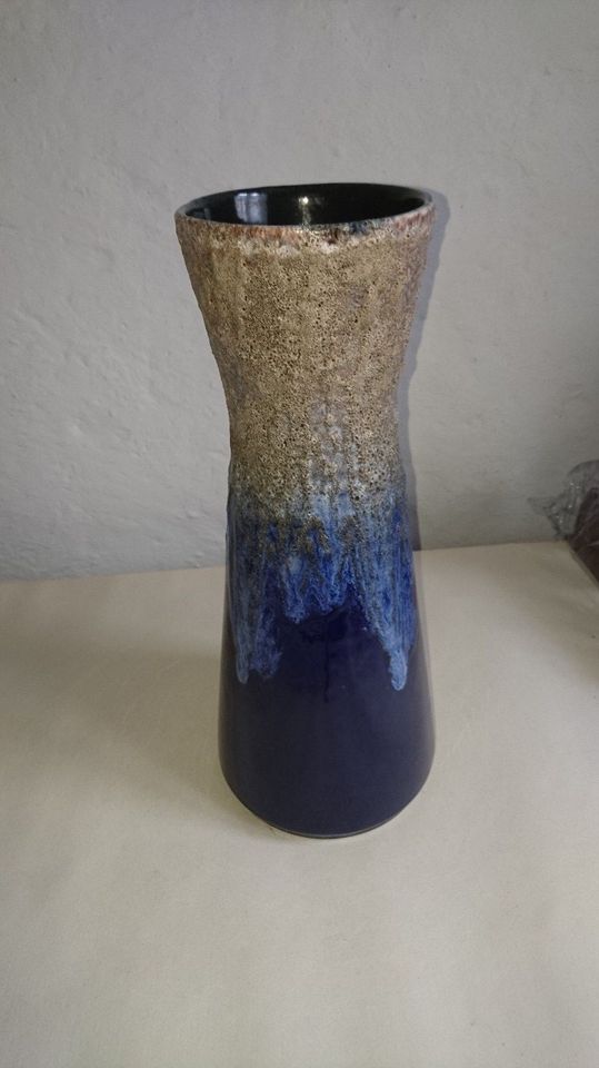 Dekorative alte blaue Vase ca. 35 cm hoch in Arnsberg