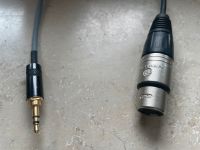 3,5 mm Klinke TRS auf XLR f Adapter Kabel Field Recording Düsseldorf - Benrath Vorschau