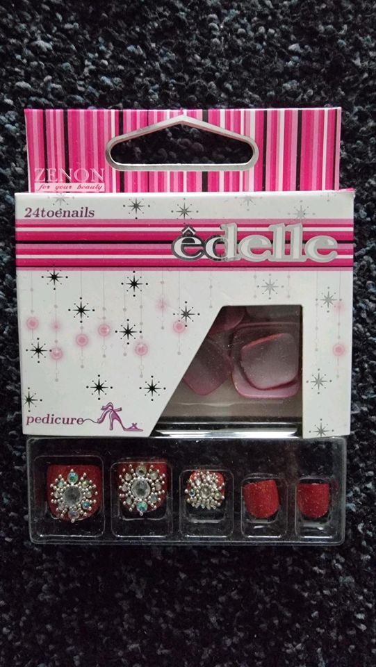 Künstliche Fußnägel Nails Pediküre Pedicure Design SET OVP Neu in Tettnang