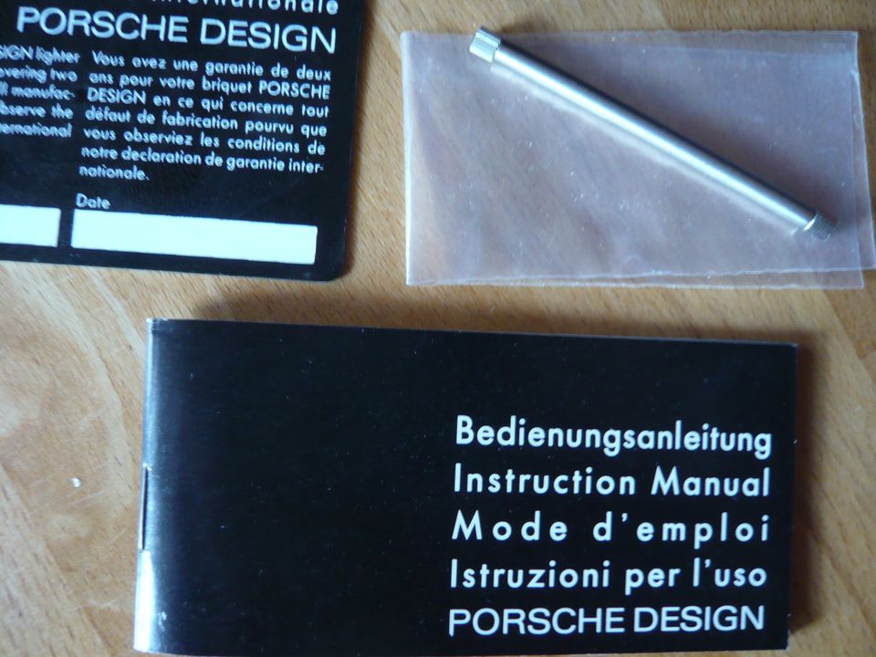Porsche Design, OVP für Benzin-Feuerzeug Arc 2, neu in Bergtheim (Unterfranken)