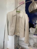 Vintage Lederjacke Creme weiß Niedersachsen - Braunschweig Vorschau