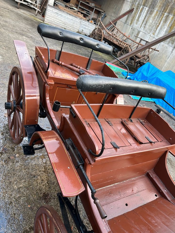 Jagdwagen Pferdekutsche Scheunenfund Kutsche Großpferde Antik in Marktzeuln