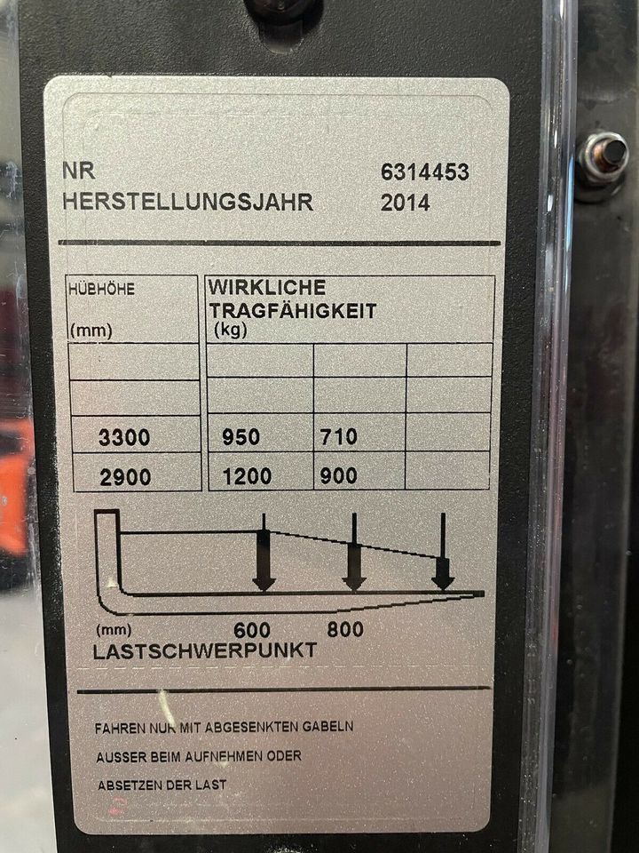 Toyota BT SWE 120 3300mm Hubhöhe Elektro Stapler Hubwagen in Düsseldorf