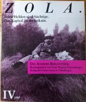 Die Andere Bibliothek Magazin  IV 1987 Emile Zola  GELD  Roman Berlin - Steglitz Vorschau