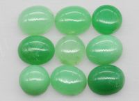 Edelsteine – 1 Lot echter schöner CHRYSOPRAS - Cabochon 9 Stück Sachsen - Rochlitz Vorschau