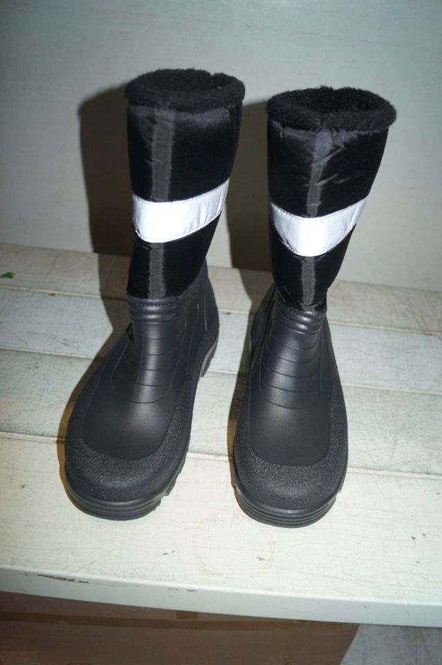 FELDTMANN Winterschlupfstiefel Skagen Gr.44 schwarz PVC/Nyl.m.Ref in Bochum